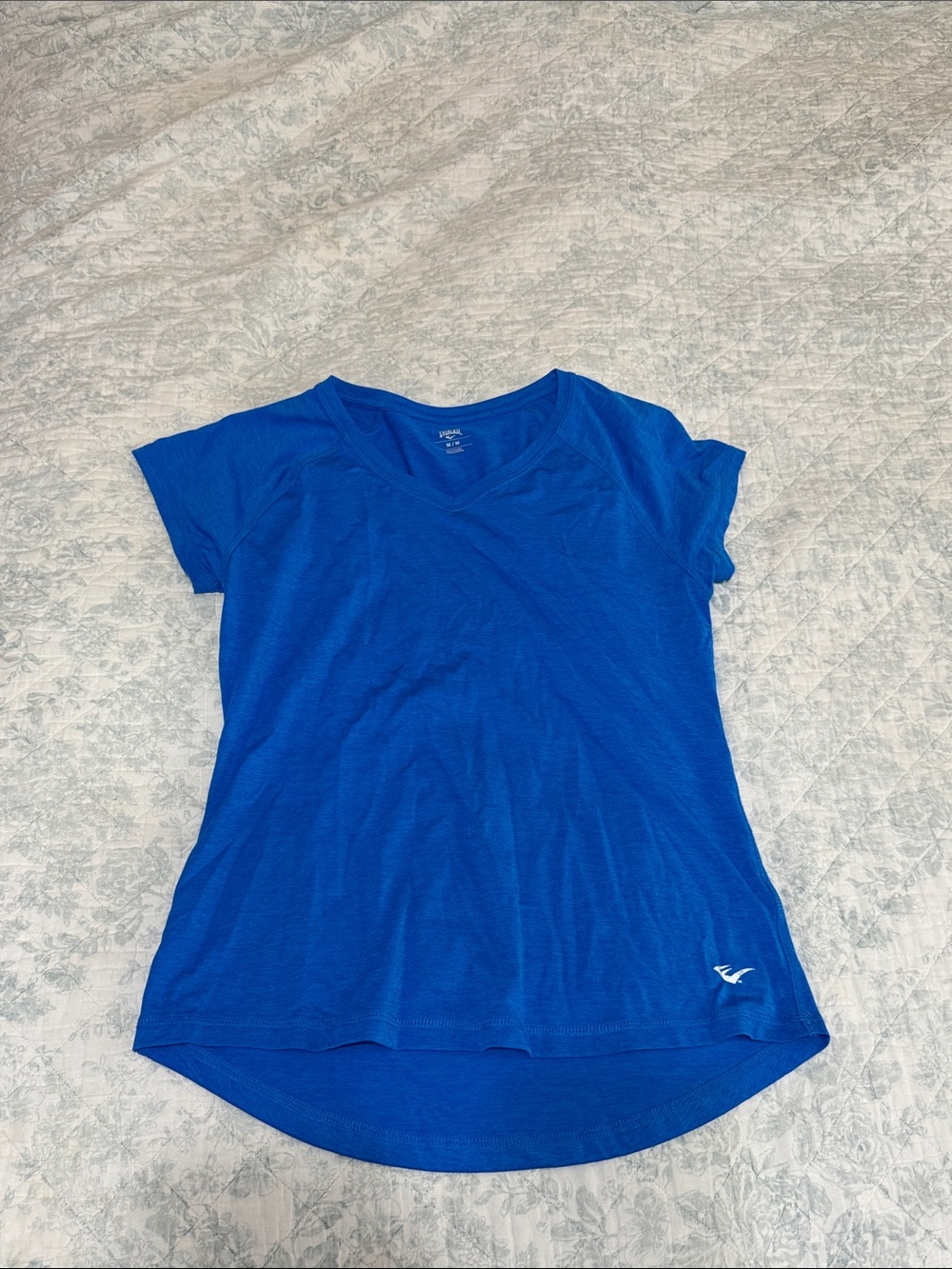 Everlast Royal Blue V‑Neck Short Sleeve Tee